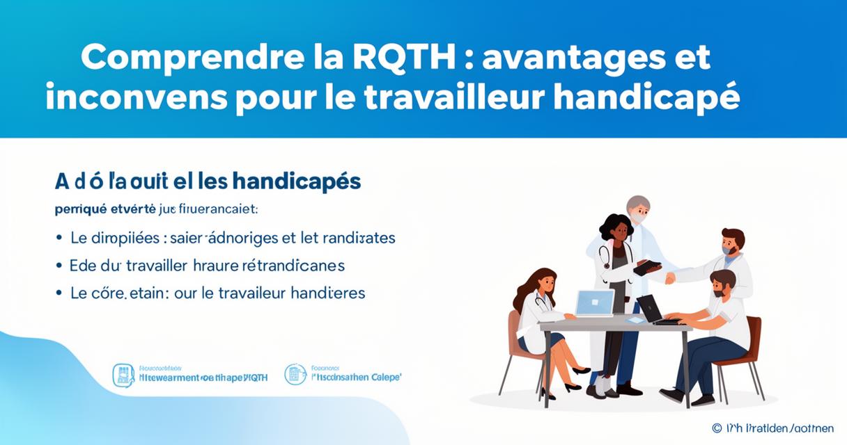Comprendre la RQTH : avantages et inconvénients pour le travailleur handicapé avec le soutien des associations spécialisées